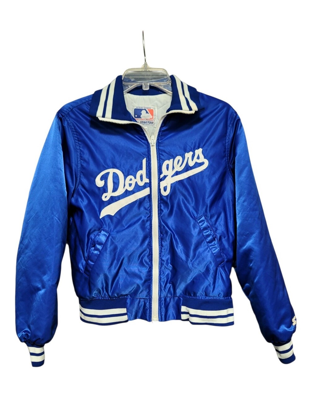 Vintage 80's LA Dodgers Starter Jacket Satin Size Youth Large Women's XS/S